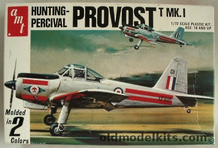 AMT-Matchbox 1/72 Hunting-Percival Provost T Mk.1 - RAF Central Flying School or Muscat and Oman, 7119 plastic model kit